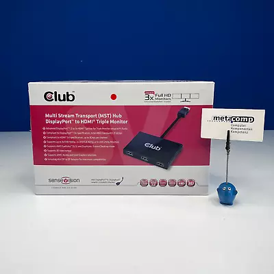 Kaufen Club 3D Multi Stream Transport (MST) Hub DisplayPort Zu 3 X HDMI • 69€