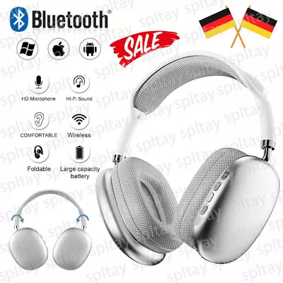 Kaufen Bluetooth 5.1 Kopfhörer Over Ear Kabellos HiFi Stereo Wireless Headset Headphone • 12.90€