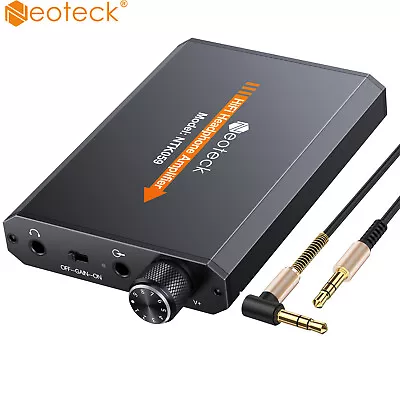 Kaufen Neoteck HiFi Audio Kopfhörerverstärker Tragbar Verstärker Vorverstärker 16-300Ω • 25.39€