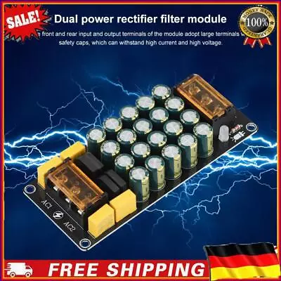 Kaufen Full Bridge Rectifier Filter Power Amplifier Board 1200W Electronic Component • 10.46€