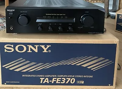 Kaufen Sony Vollverstärker Schwarz TA-FE 370 • 100€