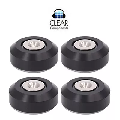 Kaufen 4x UNTERLEGSCHEIBEN 45x20 ABSORBER PADS FÜR SPIKES - SCHWARZ - HIFI-HIGHEND-TOP! • 45.78€