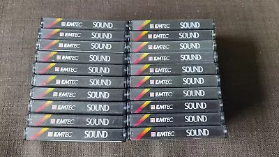 Kaufen 20 Stück EMTEC Sound 90 Ferro Typ I Cassettes Musikkassetten Im Guten Zustand #1 • 20€