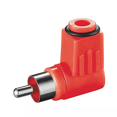 Kaufen 5 X Cinch Stecker Winkelstecker 90° Kunststoff Ausführung Rot 5474 • 1.79€