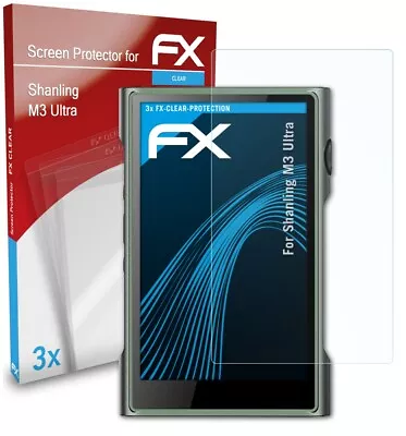 Kaufen AtFoliX 3x Displayschutzfolie Für Shanling M3 Ultra Schutzfolie Klar Folie • 8.69€
