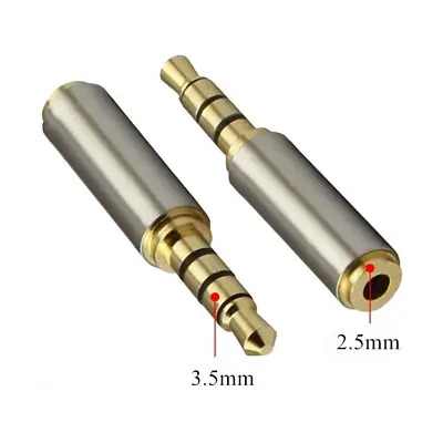 Kaufen 3.5mm Male To 2.5mm Female Stereo Mic Audio Earphone Jack Adapter Converter Z181 • 3.90€