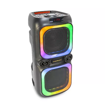 Kaufen MADISON MAD-NASH60 Partyanlage LED Aktiv Tragbarer Lautsprecher Disco DJ Sound • 114.95€