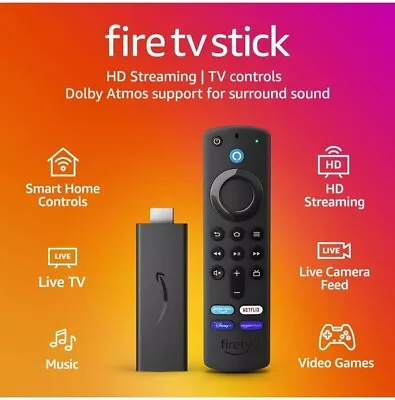 Kaufen Amazon Fire TV Stick HD 3. Gen Streaming-Gerät Mit Alexa Sprachfernbedienung UK • 47.44€