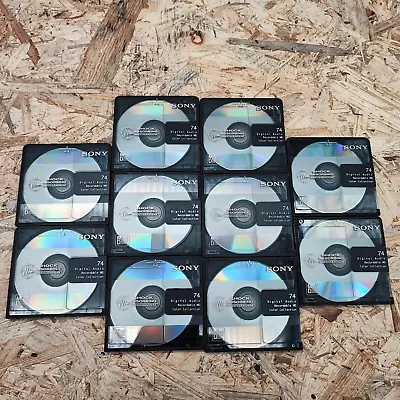 Kaufen 10x Sony Minidisc MD 74M. Color Collection Mix Blankdisc Leer Mini Disc Händler  • 39.99€