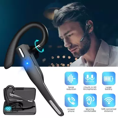 Kaufen Für Handy Wireless Bluetooth Kopfhörer Stereo Kabellos Headset Ohrhörer Mikrofon • 7.99€