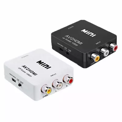 Kaufen AV Zu 1080P HDMI Konverter HDMI Auf Cinch Adapter HDMI To AV HD Video Converter • 8.75€
