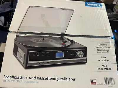 Kaufen MEDION Schallplatten- & Kassettendigitalisierer MD 43454  Plattenspieler MEGA • 39.99€