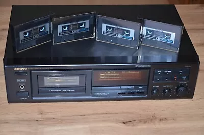 Kaufen Onkyo Stereo Kassettendeck TA-2820 Tape + 4 Hitachi Kassetten UDC90EX • 122€