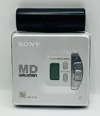 Kaufen Sony Minidisc MD Walkman MZ-E30 Top Zustand... Ohne Akku - Silber • 149€