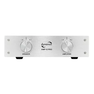 Kaufen Dynavox AMP-S Pro Silber Verstärker / Boxen-Umschalter Bis 200 W 207766 • 128.90€