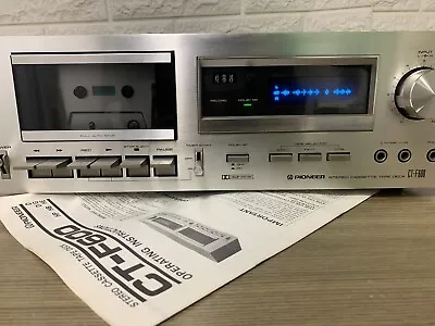 Kaufen Pioneer CT-F600 Stereo Cassette Tape Deck + Manuale -da Cambiare Cinghia- • 224€