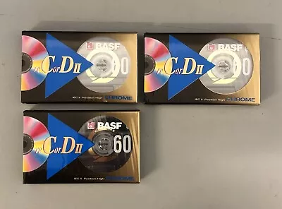 Kaufen BASF ReCorD-II 60 MC | 3 Kassetten | Tape | NEU | In OVP #A2 • 39.90€