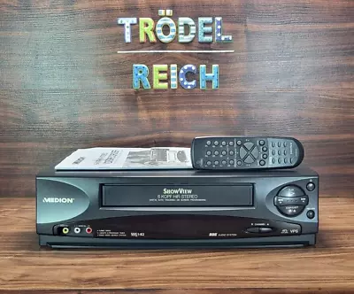 Kaufen MEDION MD 9023 VHS 6 HD Kopf HiFi Stereo Videorecorder 12 Monate Garantie #774 • 119.98€
