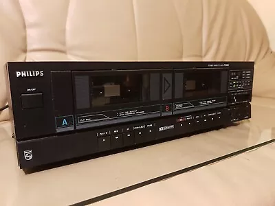 Kaufen Philips FC 582 Tapedeck Doppel Kassettendeck • 39€