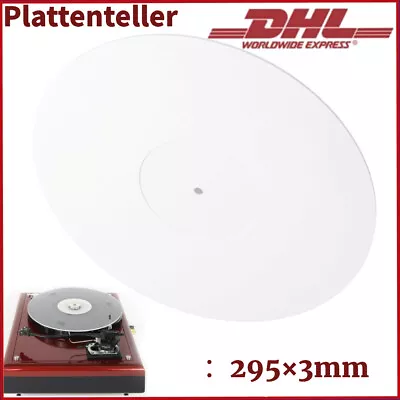 Kaufen Acryl Turntable Platter Mat Plattenteller-Matte 3mm Vinyl Record Player Slipmat • 30.89€