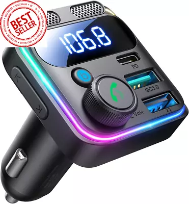 Kaufen JOYROOM 48W FM Transmitter: Bluetooth 5.3, 30W PD USB, Hi-Fi-Bass, Doppel-Mikrof • 24.30€