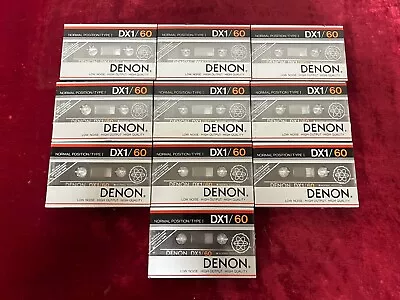 Kaufen Denon DX 1 60 Audio Tape Cassettes Pieces/ 10 Stück NEW !!!!! Japan • 80€