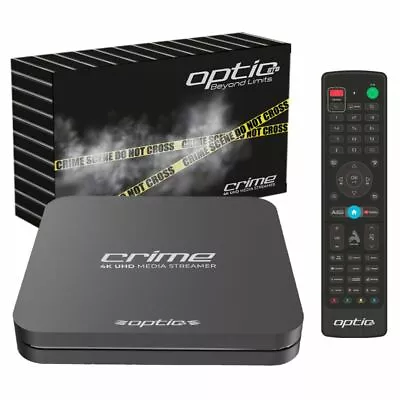 Kaufen Optic STB Crime 4K IPTV Player Android 10, H.265 Mit 1GB RAM 8GB Flash 5GHz WLAN • 119.90€