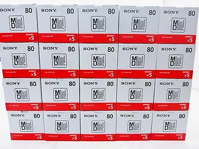 Kaufen Sony MDW80T Lot 10/20/30 MD Minidisc 80 Minuten Beschreibbare Leere Medien... • 43.32€