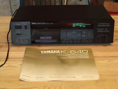 Kaufen Yamaha Kassettendeck K-640 Mit Original Anleitung • 16€