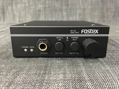 Kaufen Fostex HP-A3 Digital Auf Analog Konverter Kopfhörer Verstärker Schwarz F/S • 181.50€