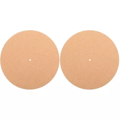 Kaufen 2x Plattenteller Matte Plattenspieler-Slipmat Plattenspielermatte Aus Kork • 15.89€