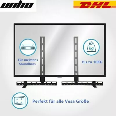 Kaufen TV Soundbar Halterung Lautsprecherständer Boxenständer Soundbar Halter Ständer • 19.92€