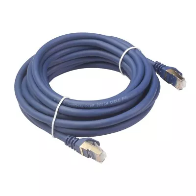 Kaufen High Speed Und Stabil Cat8 Ethernet Kabel 40 Gbps R&45 Netzwerkkabel Für PC • 7.98€