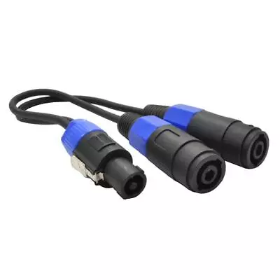 Kaufen 0,3 M PA Splitter Kabel Stecker Auf 2 Buchsen Lautsprecheranschlüsse Kabel • 10.41€