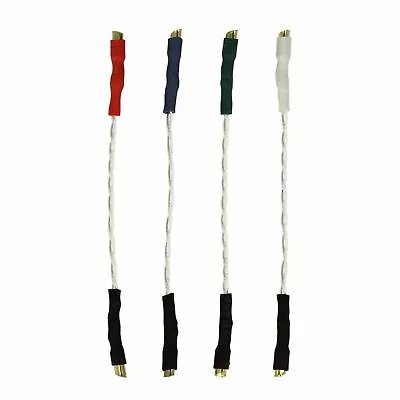 Kaufen THAKKER HLW-50S 5N-OFC - Headshell Kabel Set | Rein Silberne Litzen | 50mm Lang • 24.90€