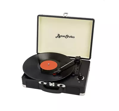 Kaufen ByronStatics KTS-601 Vinyl Plattenspieler Mit Lautsprecher AUX-Eingang Vintage • 29.99€