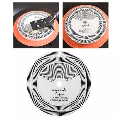 Kaufen Schallplatten-Drehzahlmesser Stroboskop-Scheibe Schallplatten-Stroboskop Für • 11.17€