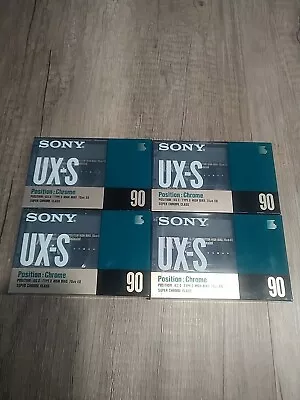 Kaufen 4x Sony UX-S 90 MC Kasette Tape Eingeschweißt Sealed - NEU & OVP ✅ • 29.88€