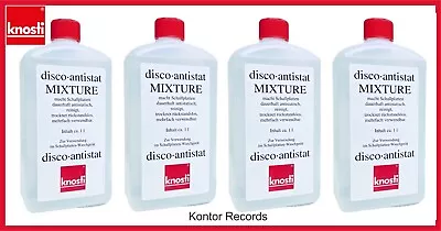 Kaufen 4x1L Mixture Disco-Antistatic Knosti Schallplatten-Reinigungsfluid NEU • 89.99€