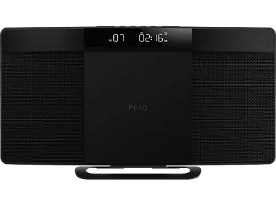 Kaufen PEAQ PMS 220 SLIM Micro Hifi System Mit DAB+/FM Tuner (Schwarz) • 99€