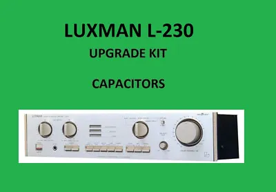 Kaufen Stereo-Verstärker LUXMAN L-230 Reparatursatz – Alle Kondensatoren • 41.32€