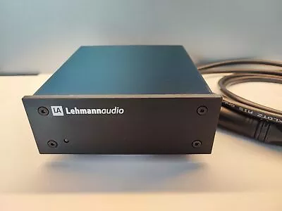 Kaufen Lehmann Audio Black Cube SE II Phono Vorverstärker Schwarz Auspackgerät • 849€