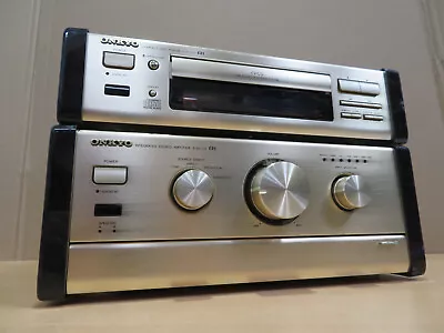 Kaufen Onkyo A-911 LTD Vollverstärker Mit Seitenwangen + C-711 LTD CD Player • 45€