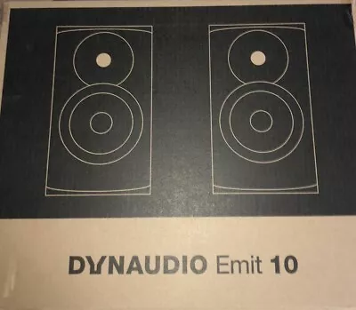 Kaufen Dynaudio Emit 10 Lautsprecher Nussbaum-Oberfläche High End HiFi Brandneu Versiegelt • 646.45€