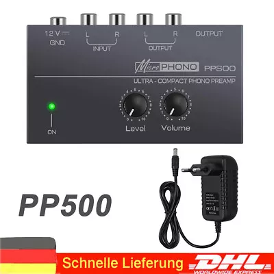 Kaufen PP500 Ultrakompakter Phono-VorverstäRker, VorverstäRker Mit LautstäRkeregle • 18.99€