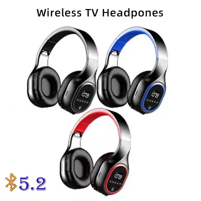 Kaufen Bluetooth Kopfhörer Over Ear Kabellos HiFi Stereo FM Mikrofon Kopfbügel Headset • 13.95€