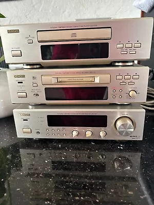 Kaufen DENON Hifi Anlage/ Receiver DRA-F100,CdplayerDCD-F100, Minidisc DMD-F100 • 199€