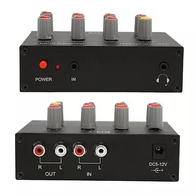 Kaufen 7-Band-Sound-Equalizer -Ausgang Eingang 12dB Hohe Bassanpassung Zweikanal GD2 • 28.71€