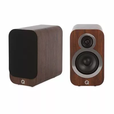 Kaufen Q-Acoustics 3010i Regal-Lautsprecher Walnuss - Paarpreis! (UVP: 299,- €) • 249€