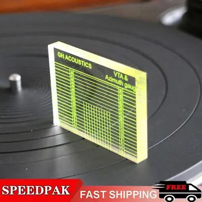 Kaufen Vinyl Plattenspieler Messung Phono Tonarm VTA / Patrone Azimut Hohe Lineal A0L4 • 4.27€